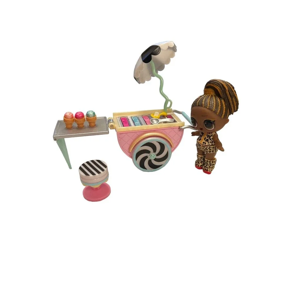 LOL Surprise  BON BON Furniture Set Series‎ 2 Ice Cream Cart Pop Up